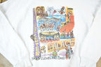 Vintage 1980s Cleveland Ohio City Highlights Crewneck Sweatshirt Mens XL