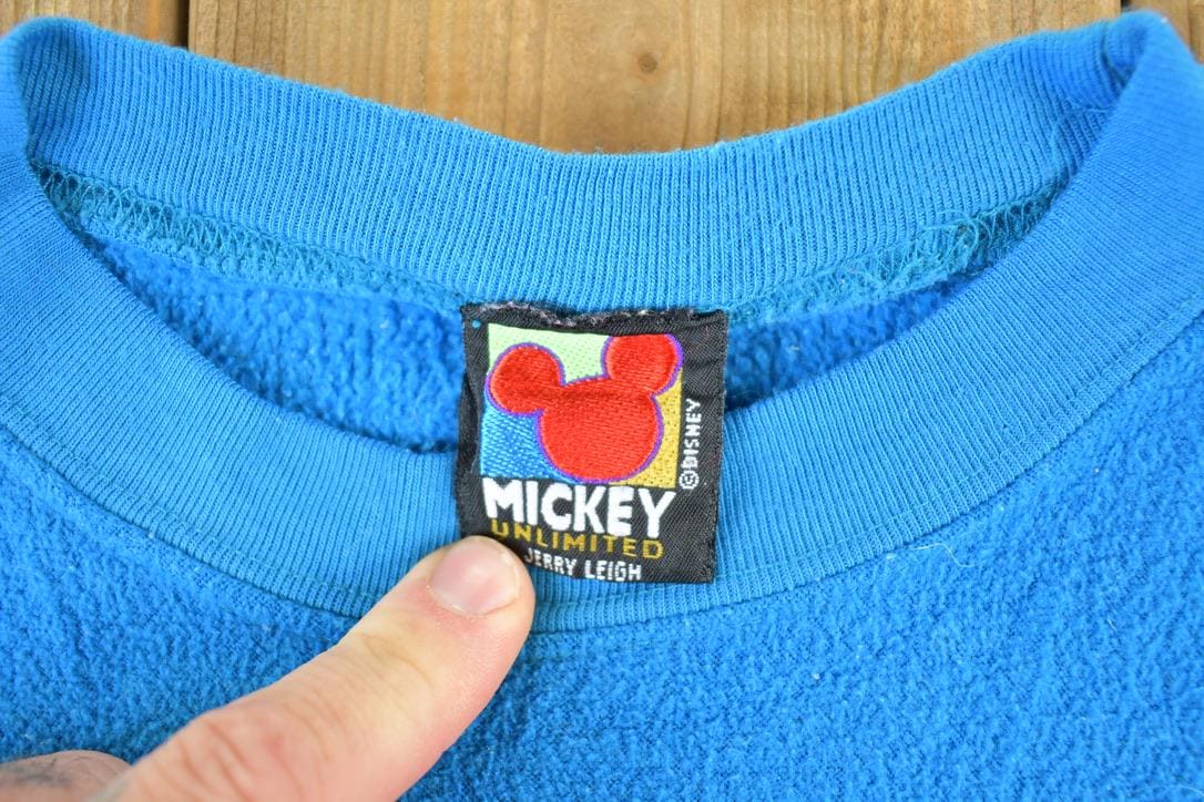 Vintage 1990s Jerry Leigh Mickey Mouse Disney Crewneck Mens L