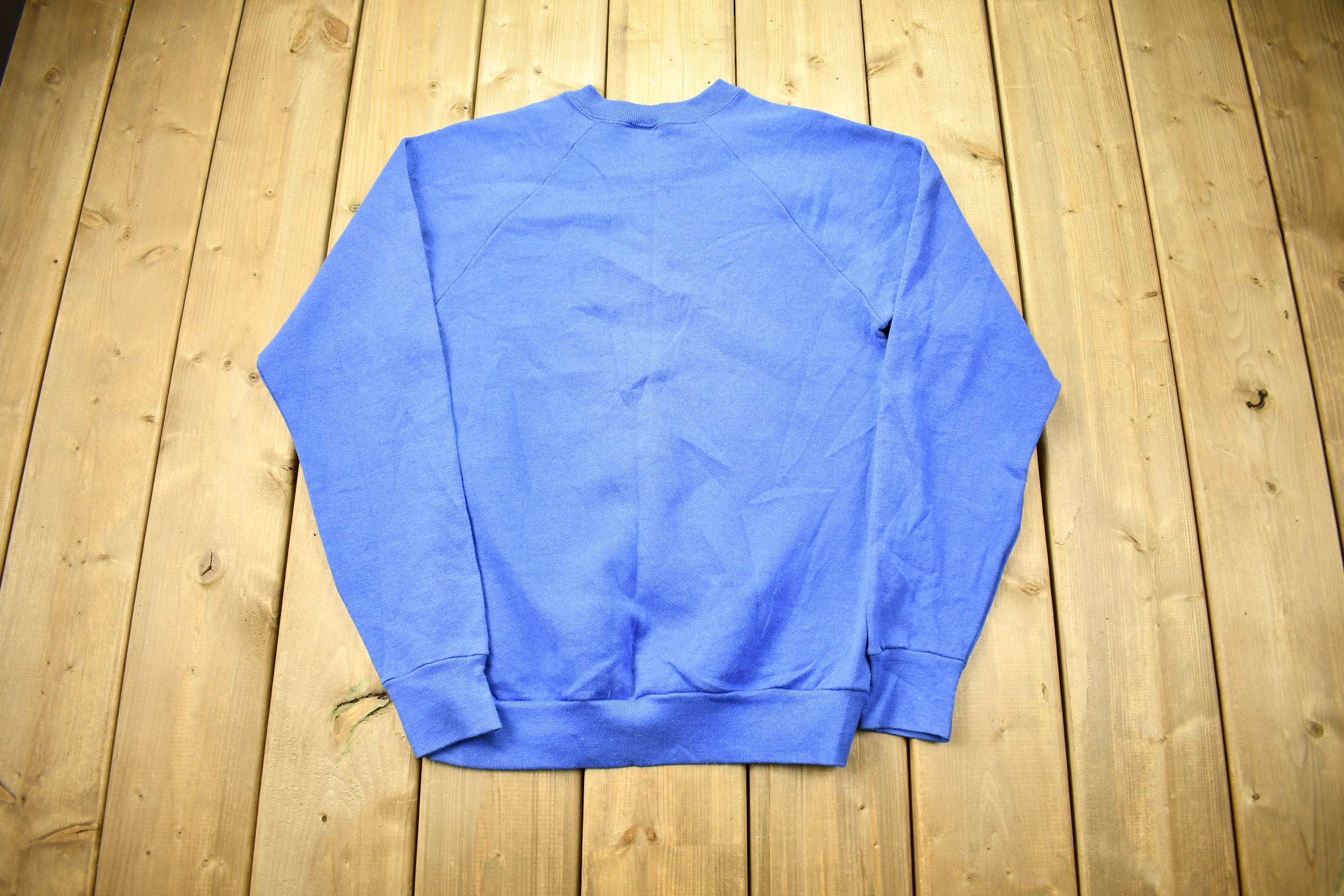 Vintage 1988 Deer Graphic Raglan Crewneck Sweater
