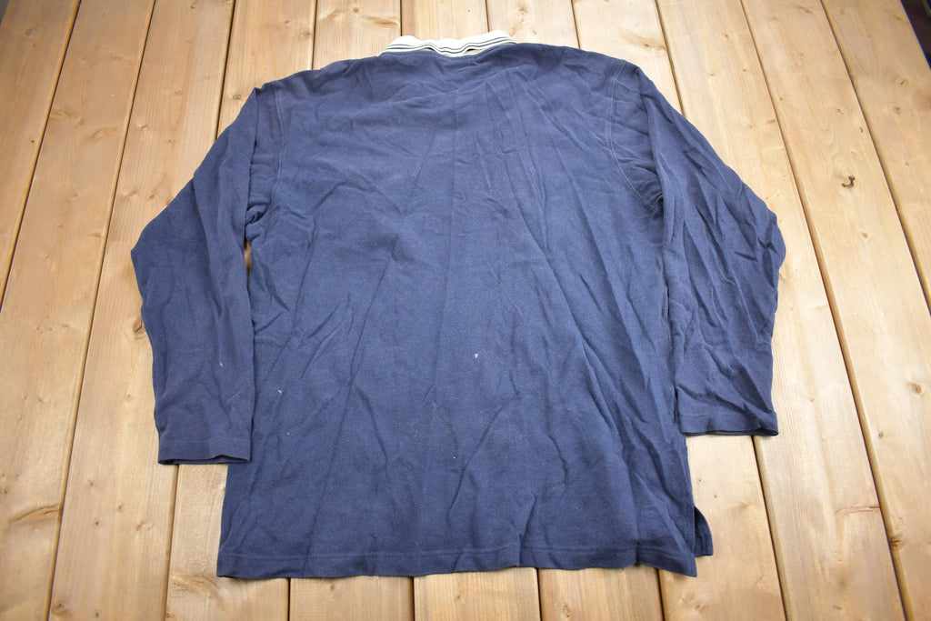 Vintage 1990s Aeropostale Blank Collared Sweater