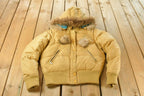 Vintage Y2K Rocawear Faux Fur Hooded Puffer Jacket Women's L