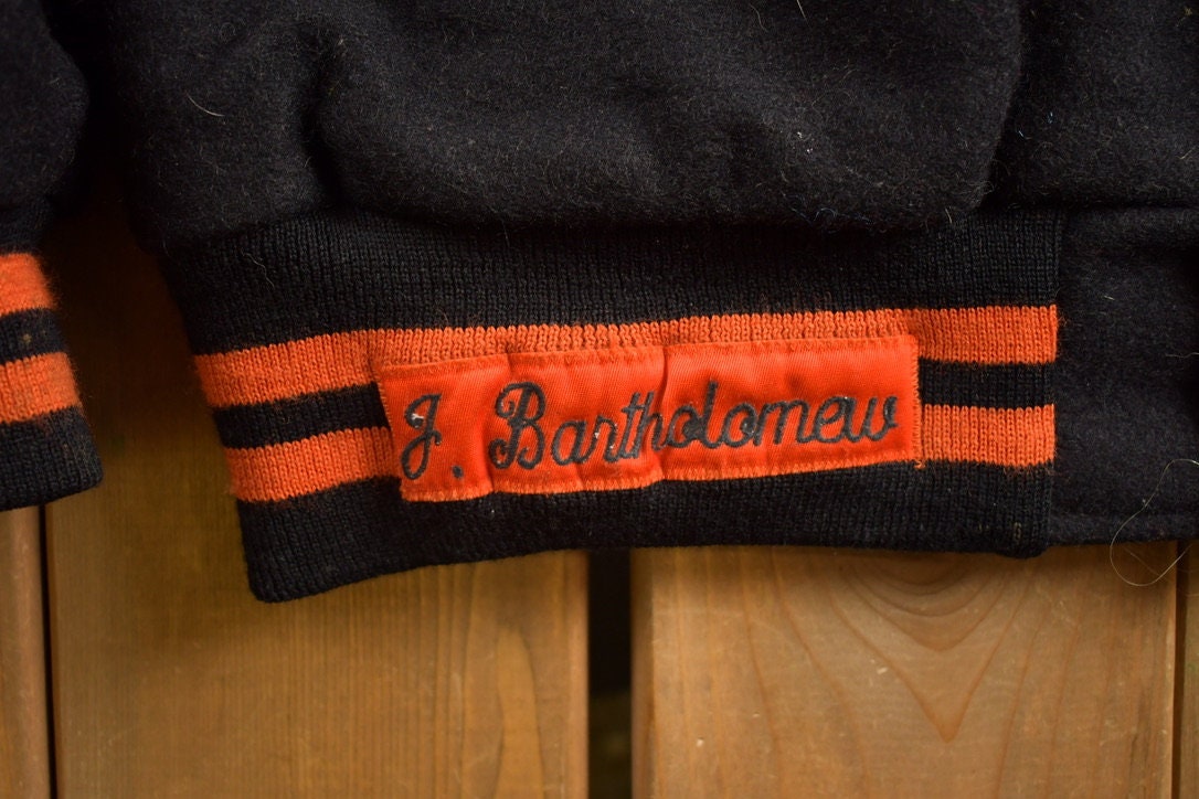 Vintage 1980s Howland Tigers Ohio Wool Varsity Jacket