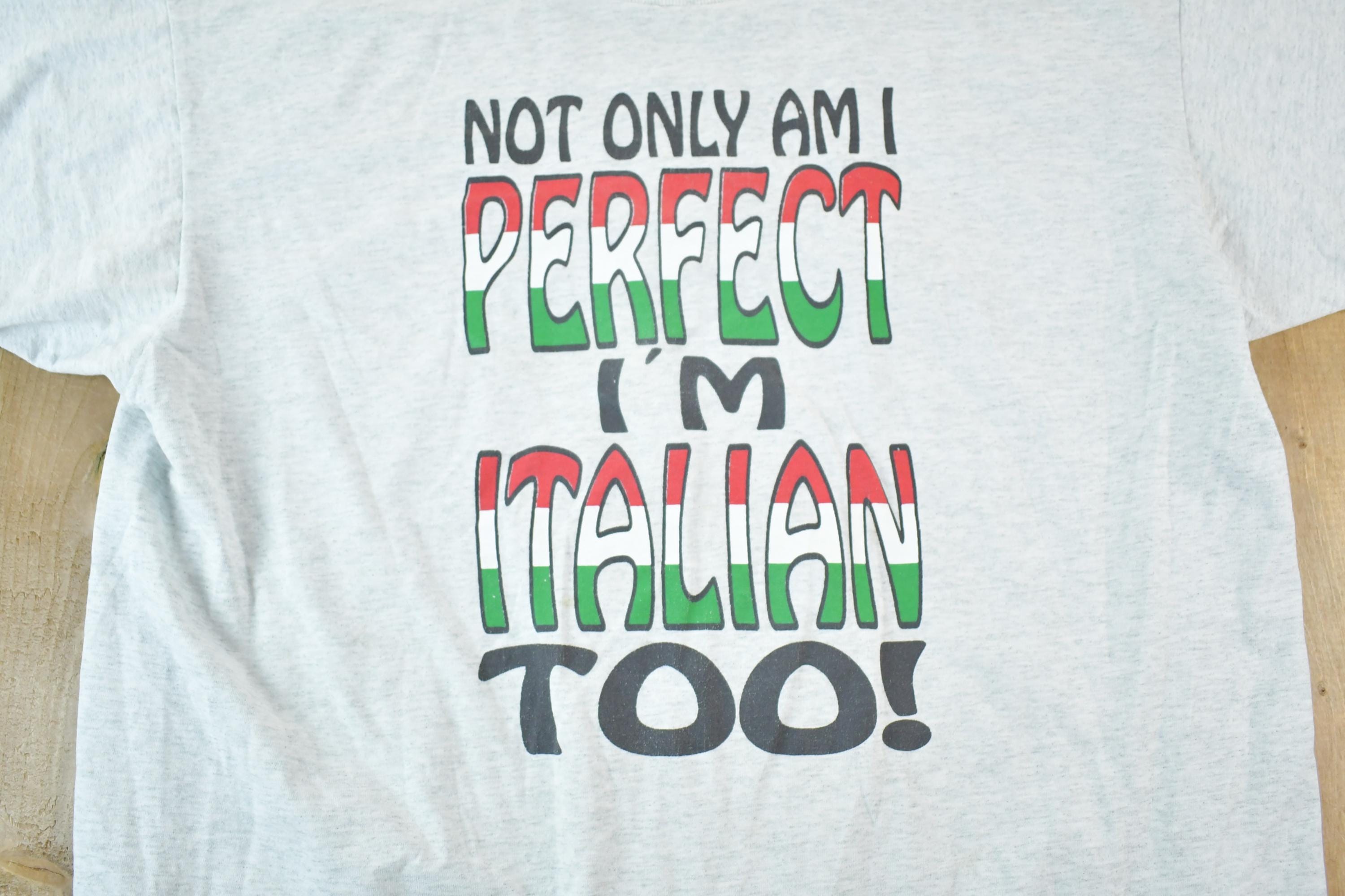 Vintage 1990s Screen Stars Best Perfect Italian Souvenir T-Shirt Mens XL
