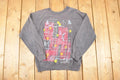 Vintage 1984 A Company Of Friends Abstract Graphic Print Crewneck Sweatshirt Mens S