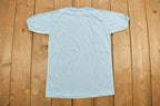 Vintage 1980s Blue Blank T Shirt