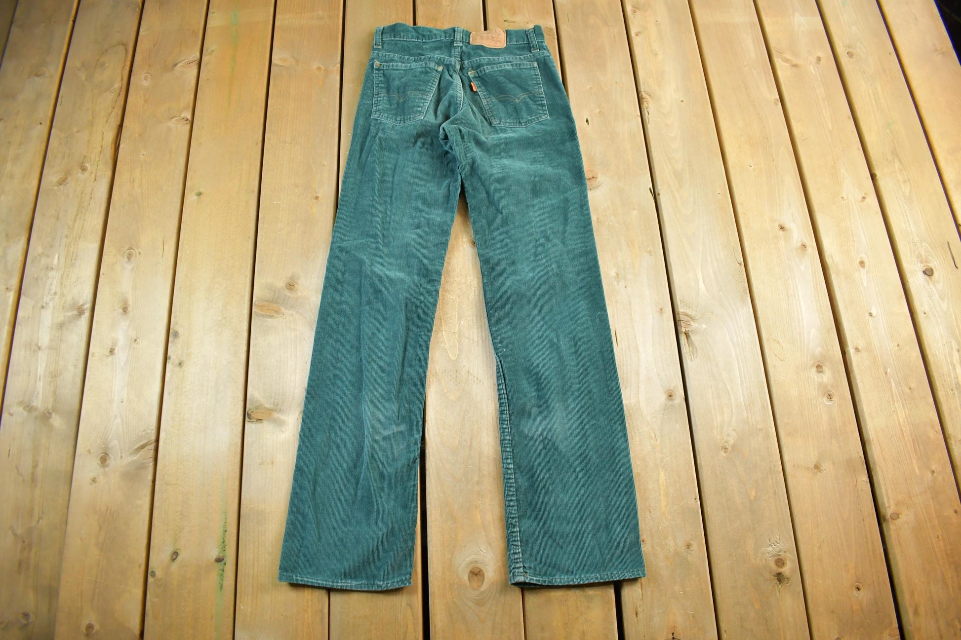 Vintage 1970s Levi's Orange Tab Corduroy Pants Women's Size 26 x 32