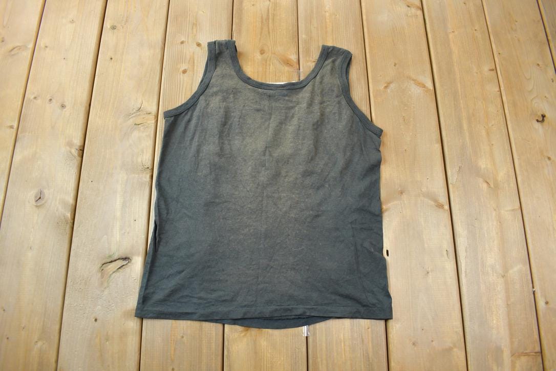 Vintage 1988 Harley Davidson Hamilton ONT Eagle Graphic 3d Emblem Tank Top Shirt