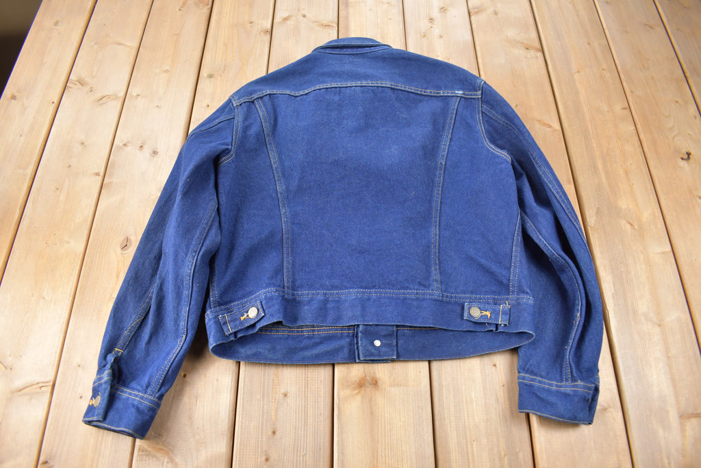 Vintage 1970s Lee Jean Jacket Size 44R Made In USA