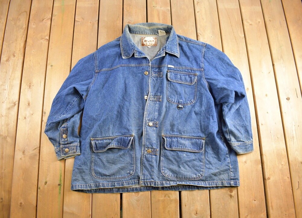 Vintage 1980s Out Of Character Denim Jean Jacket