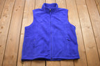 Vintage 1990s L.L Bean Fleece Sweater Vest
