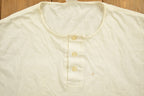 Vintage 1990s Blank Quarter-button T Shirt