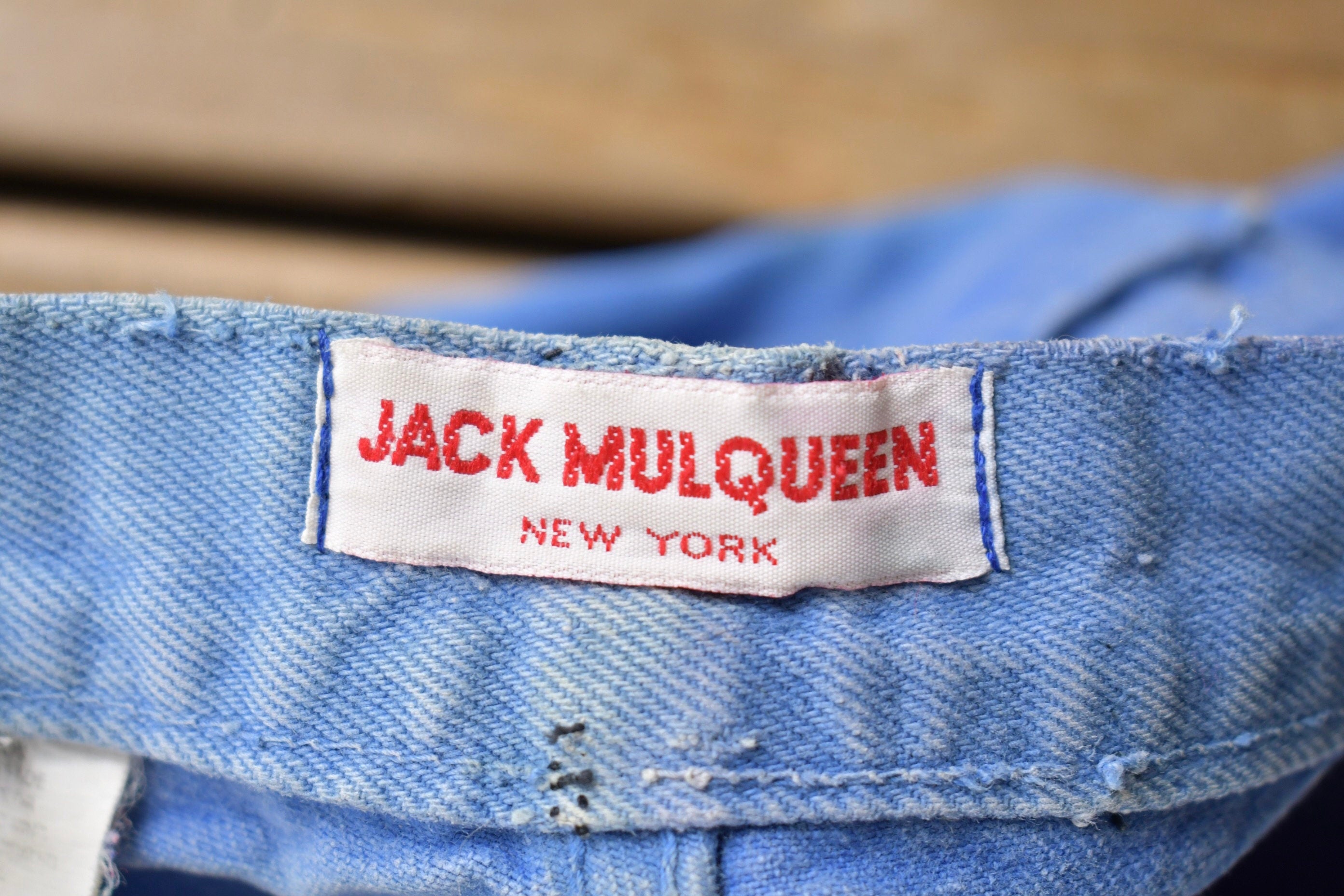 Vintage 1990s Jack Mulqueen Blue Jeans Size 25 X 29