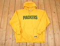 Vintage 1990s Green Bay Packers Embroidered NFL Hoodie Sweatshirt Mens XXL