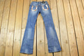 Vintage Y2K Miss Me Bedazzled Low Rise Jeans Size 26x31