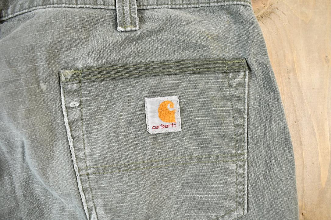 Vintage 2000s Distressed Double Knee Carhartt Work Pants Size 32 x 28