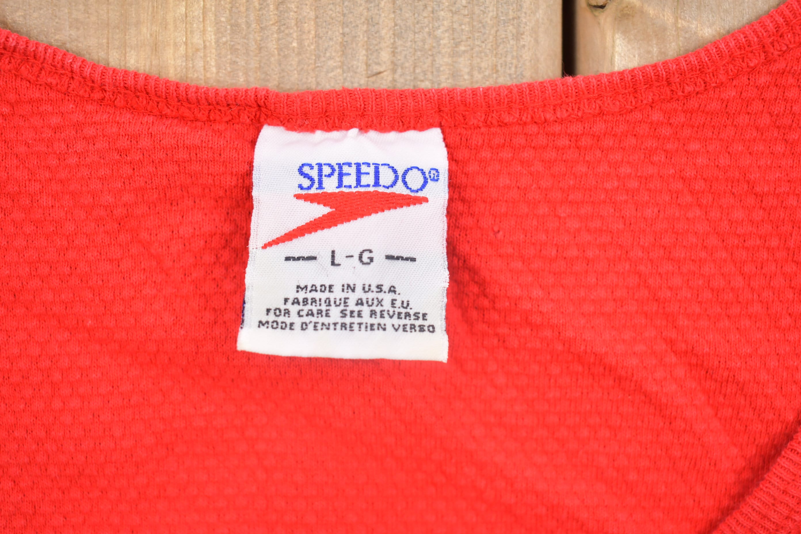 Vintage 1998 Speedo Tank Top Graphic T Shirt