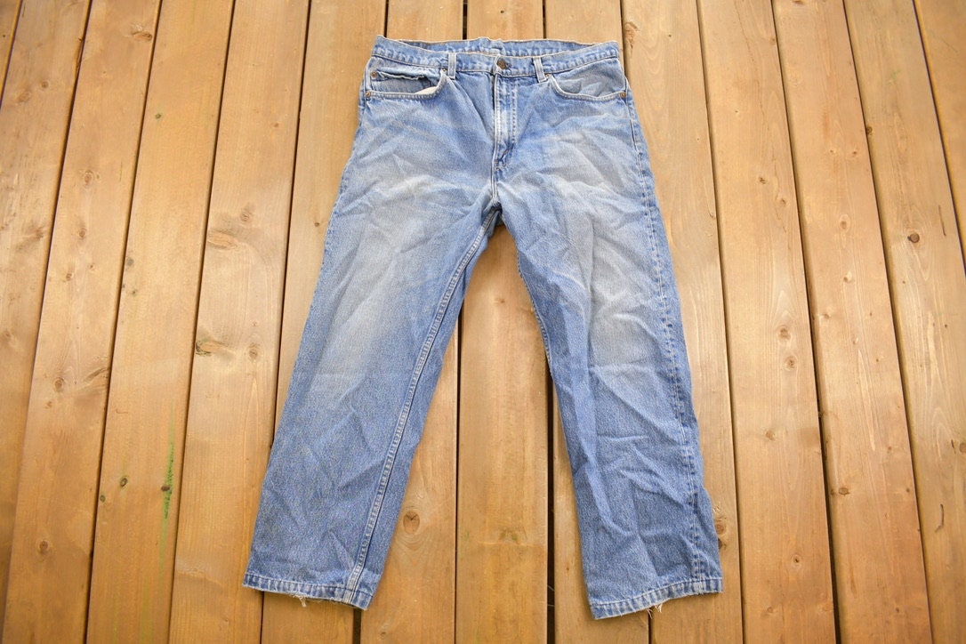 Vintage 1980s Levi's Red Tab Denim Jeans Size 35 x 27