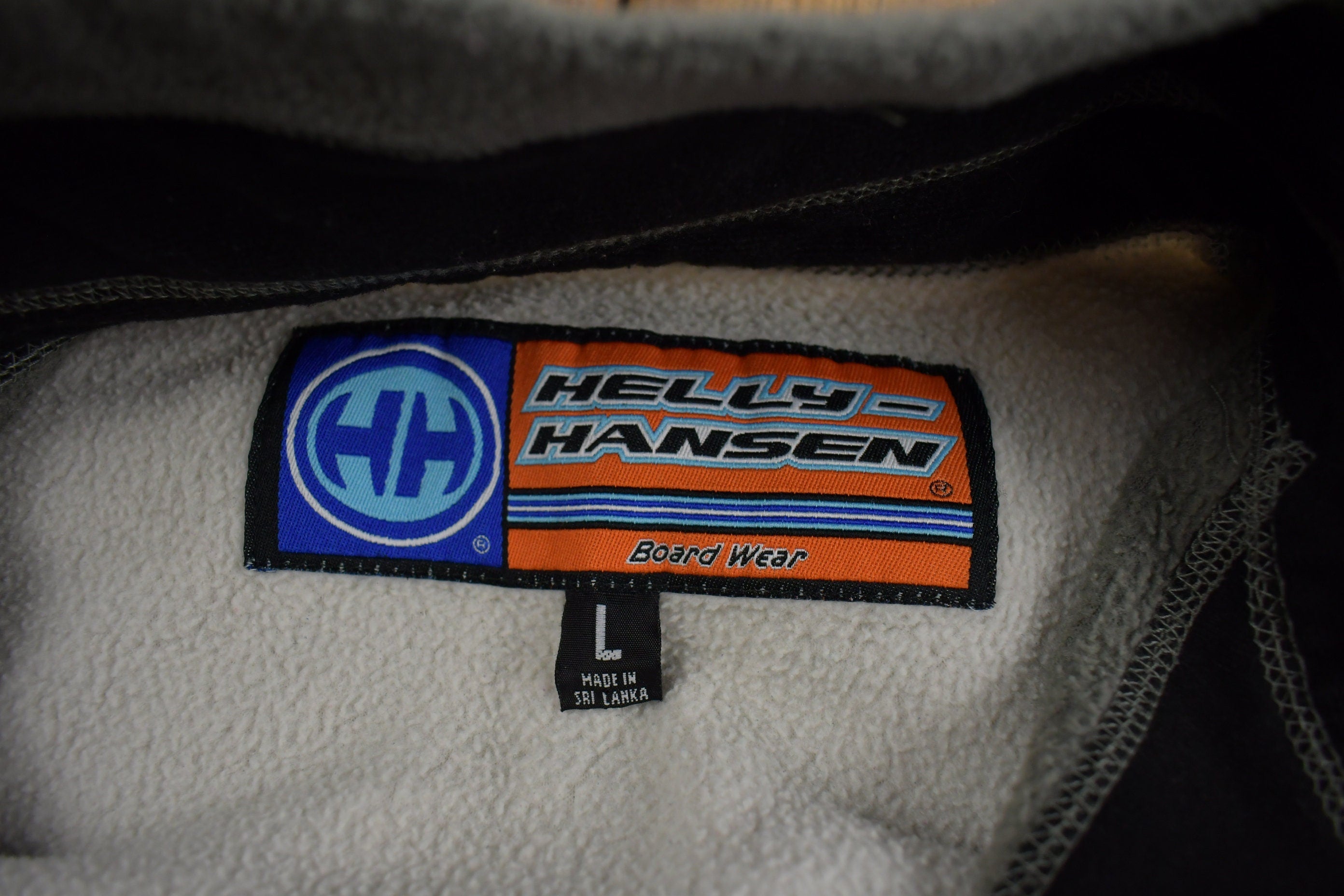 Vintage 1990s Helly Hansen Board Wear Fleece Zip Up Sweater