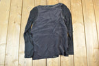 Women Vintage Vigoss Y2K Leather Stripe T-Shirt