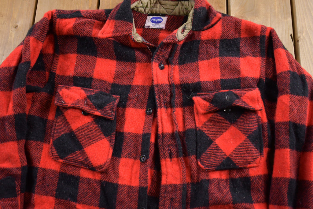 Vintage 1970s Pilgrim Plaid Button Up Shirt