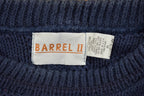 Vintage 1990s Barrel Knit Crewneck Sweater /
