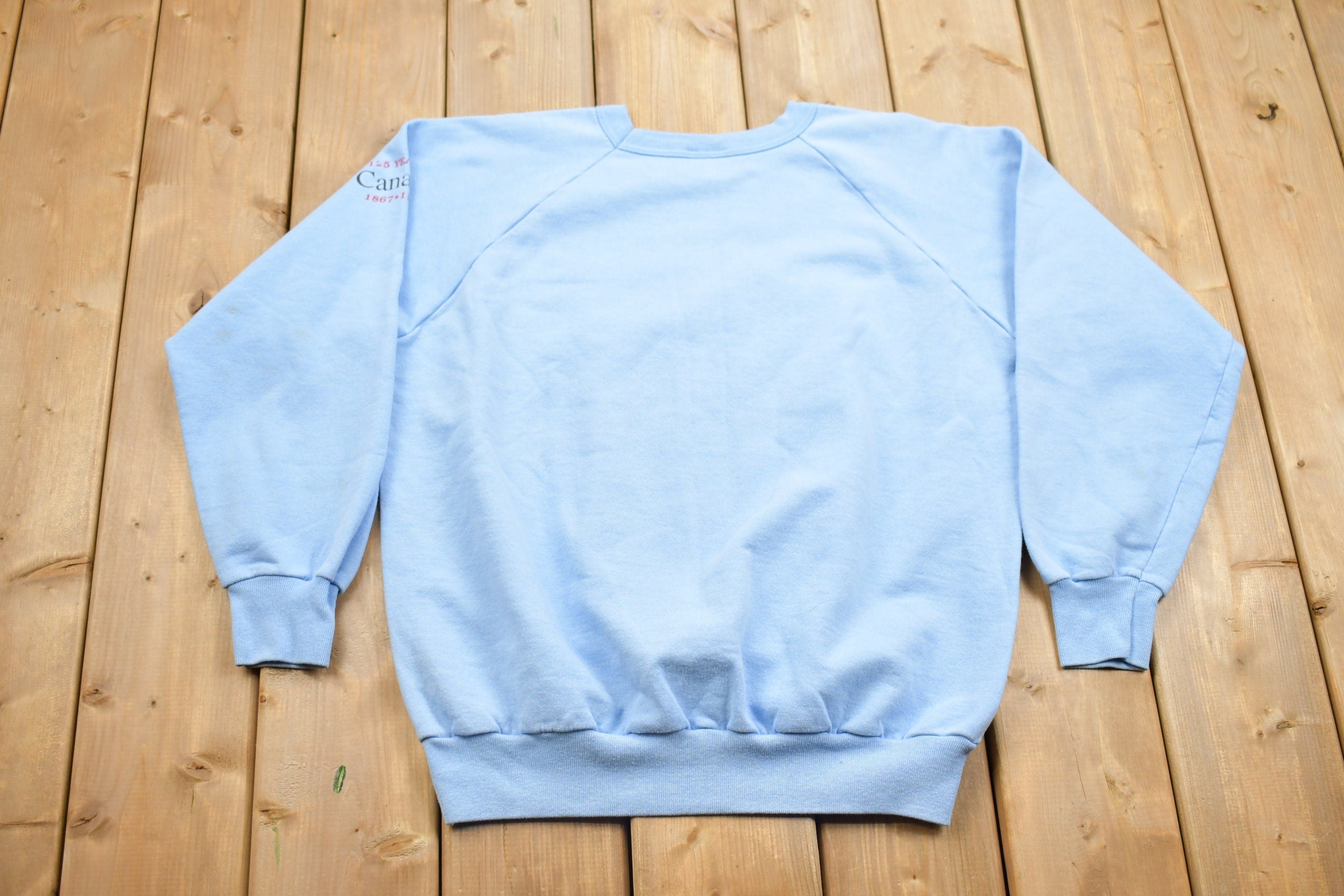 Vintage 1990s Canadian Provinces Crewneck Sweatshirt