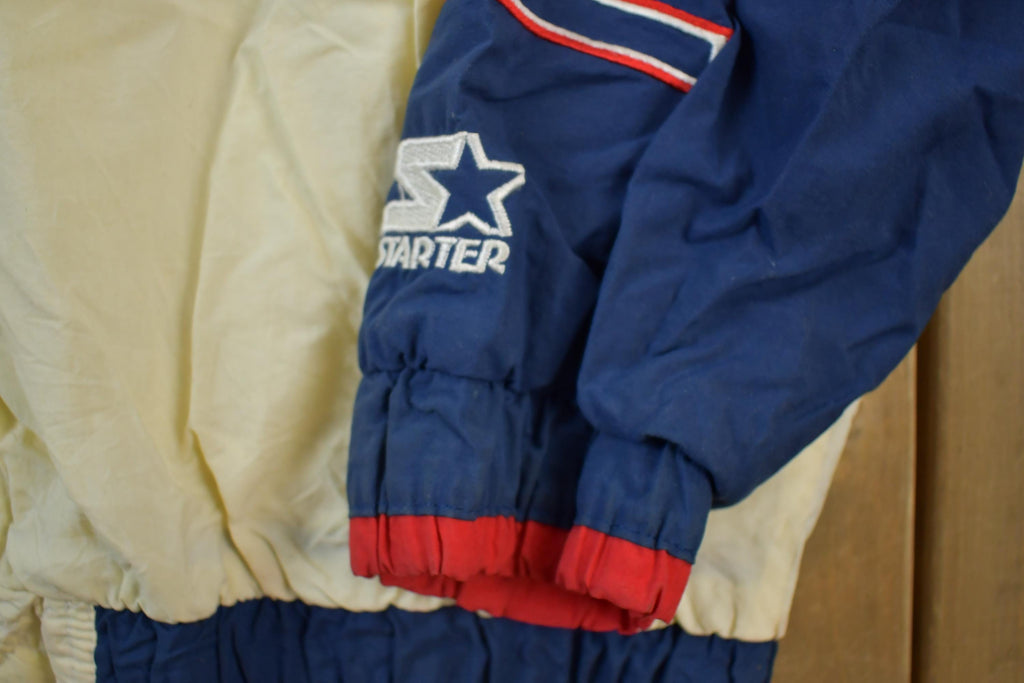 Vintage 1990s Starter USA Olympic Volleyball American Flag Windbreaker Jacket