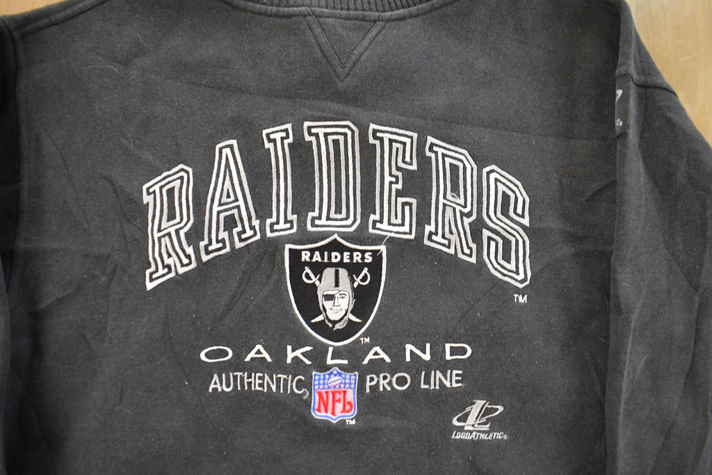 Vintage 1990s Los Angeles Raiders NFL Logo Athletic Sweatshirt Men's 2XL