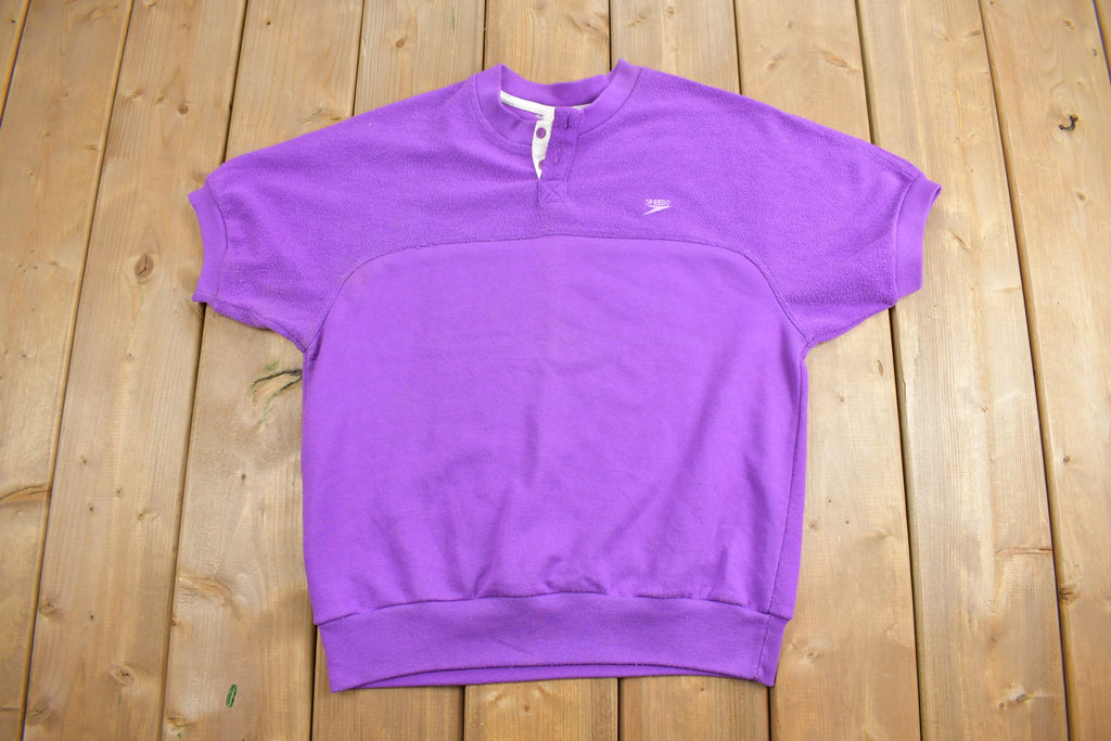 Vintage 1990s Speedo Short Sleeve Sweatshirt