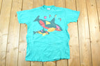 Vintage 1989 Minnesota Orca Souvenir T-Shirt Mens S