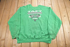 Vintage 1980s Taft Wildcats Pride Staff Raglan Crewneck Sweatshirt