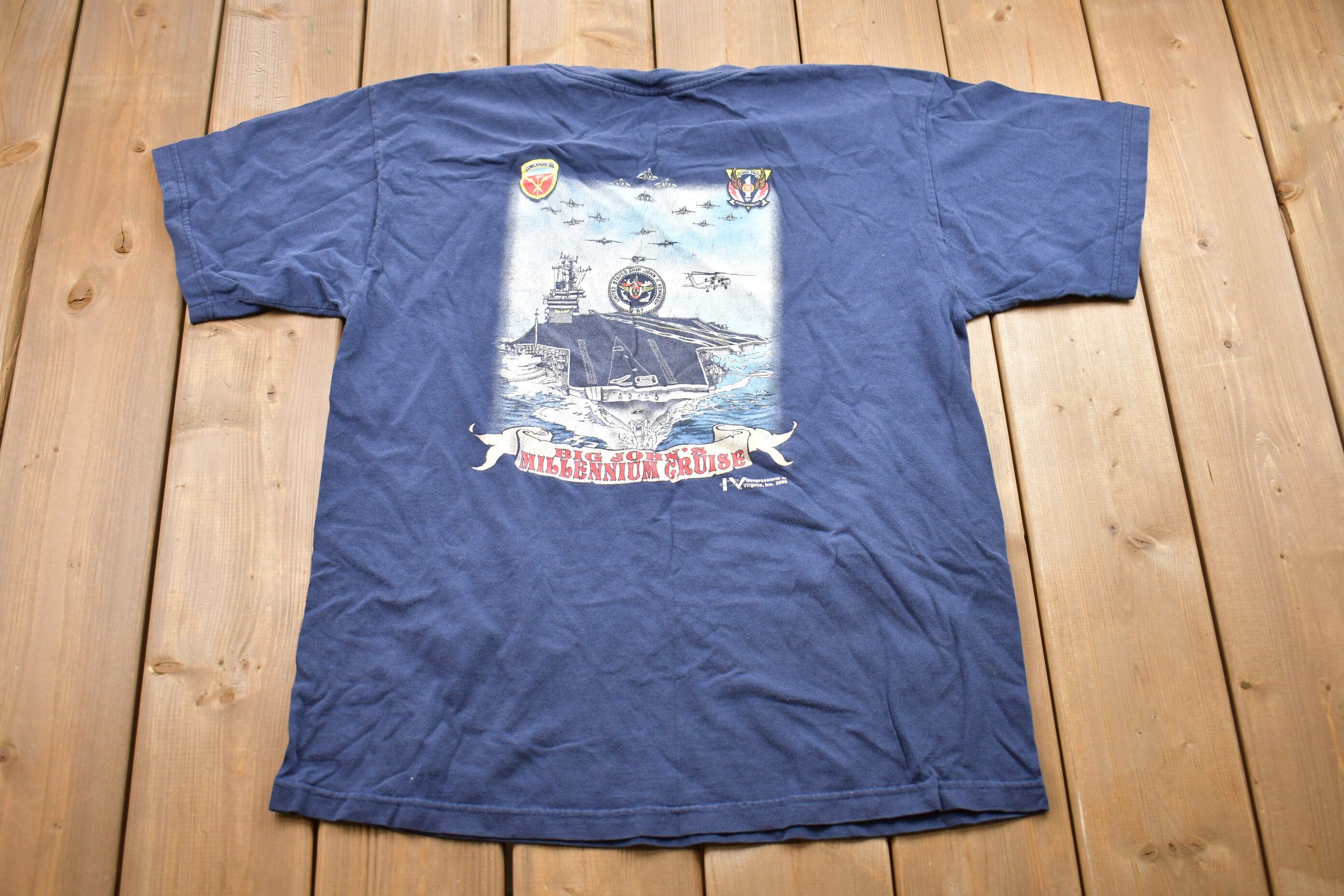 Vintage 2000 JFK Millennium Cruise T-Shirt