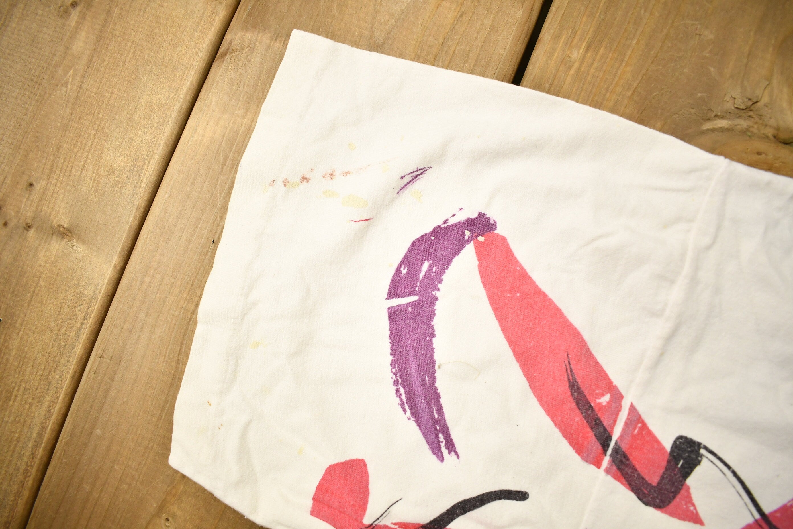 Vintage 1990s Abstract Art All Over Print T-Shirt