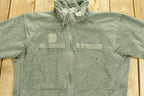 Vintage 1990's Military Cold Weather Polar Tec Fleece Sweater / Full Zip Jacket / Army / Made In / Streetwear Fashion / Army Jacket