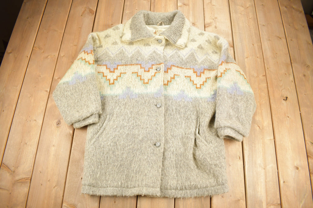 Vintage 1980s Alafoss Icewool Wool Jacket