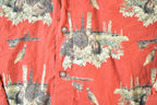 Vintage 1990s Woodland Trail AOP Pheasant Print Button Up Shirt Men's L