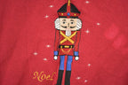 Vintage 1990s Noel Nutcracker Souvenir Christmas Crewneck Sweatshirt Men's XXL / 90's Tourist Vacation Embroidered XMAS Sweater