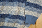 Vintage 1990s Robert Stock Knit Abstract Pattern Crewneck Sweater