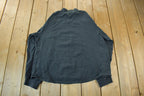 Vintage Y2K Nike Mini Swoosh Black Mock Neck Shirt / Vintage Nike / Sportswear / Streetwear / Long-sleeve