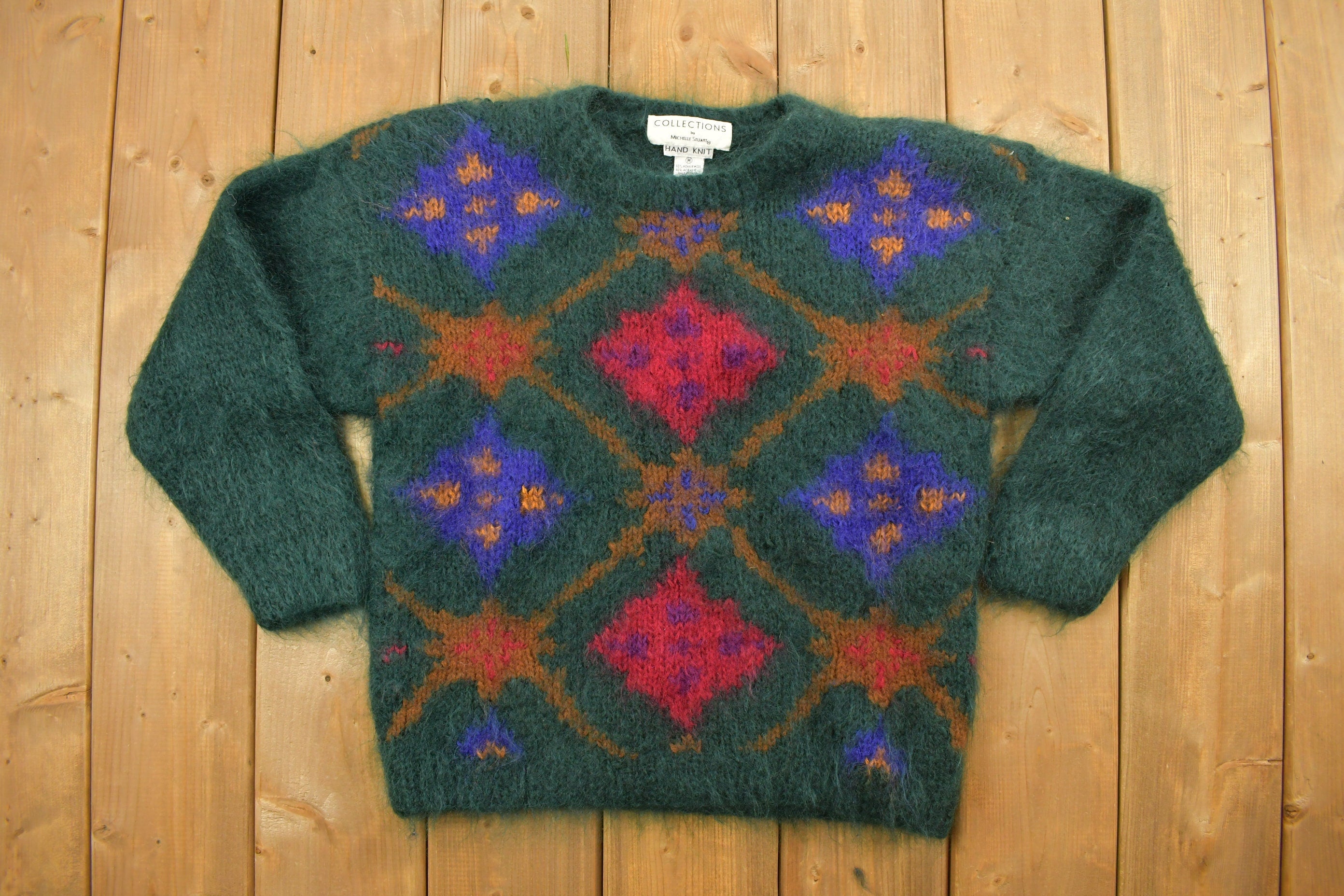 Vintage 1990s Michelle Stuart Mohair Knit Sweater