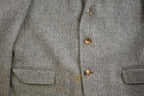 Vintage 1980s Orvis Herringbone Blazer Button Up Shirt