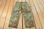 Vintage 1990s Army Woodland Camouflage Cargo Pants Men's Small