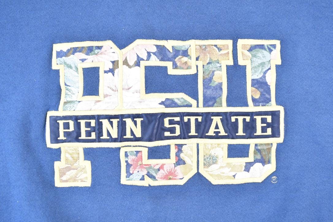 Vintage 1990s Penn State University Of Pennsylvania Collegiate Crewneck Made In USA