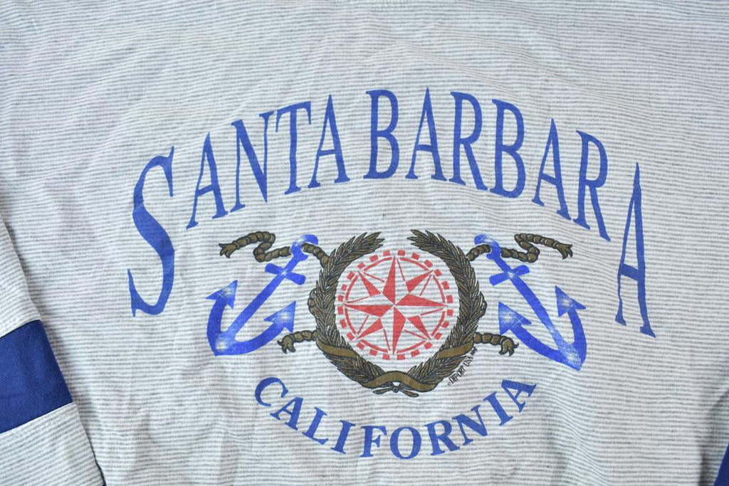 Vintage 1990s Santa Barbara California Crewneck Sweatshirt Made In USA