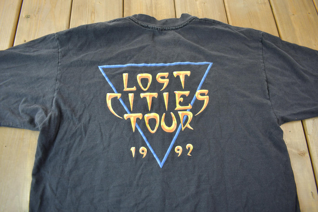 Vintage 1992 Steve Miller BandLost Cities Tour Graphic T-Shirt