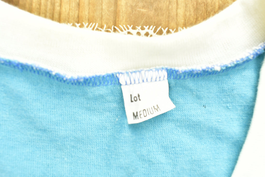 Vintage 1970s Jamaica No Problem Beaded T-Shirt