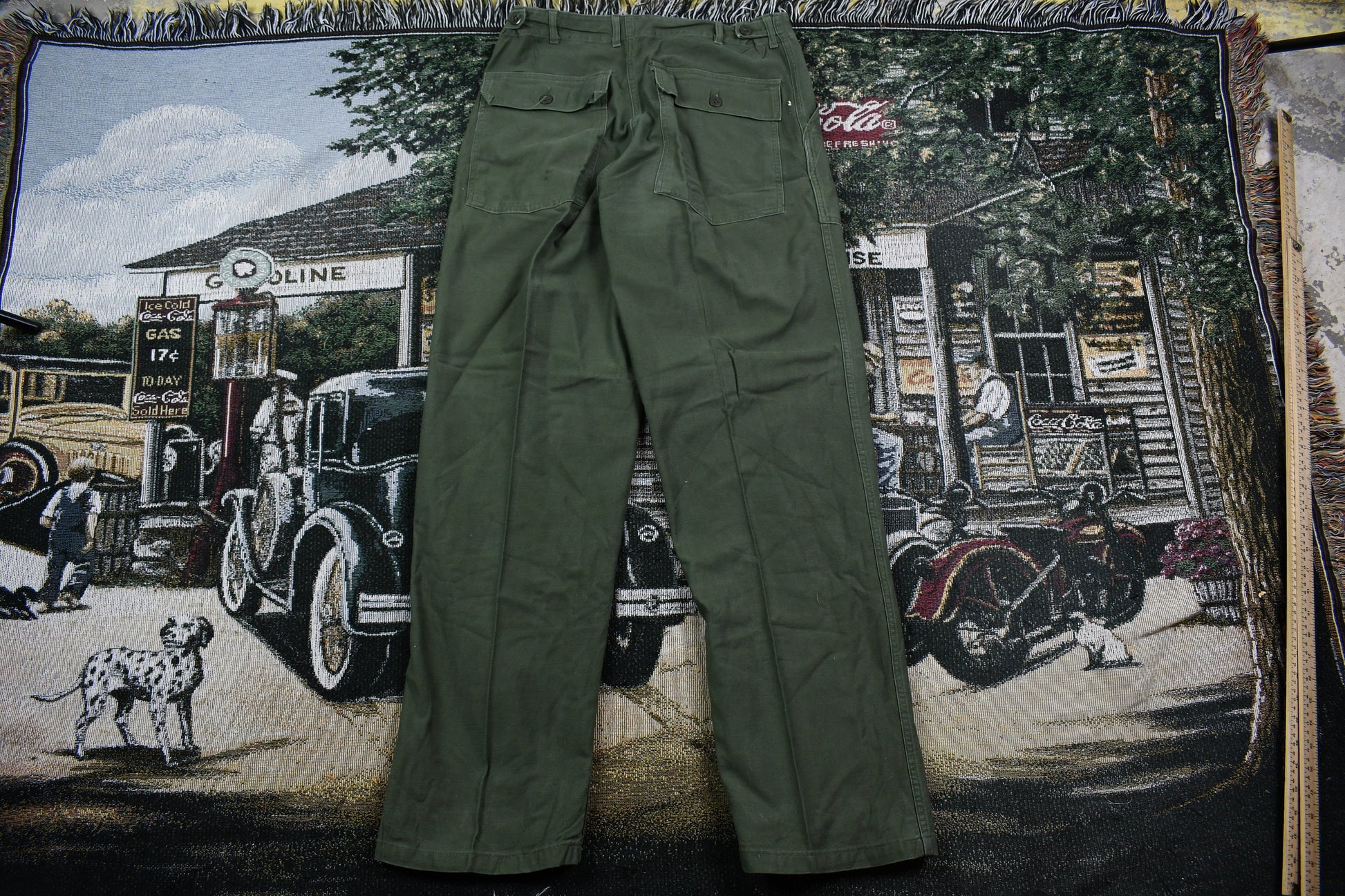 Vintage 1982 OG-107 Military Army Green Pants Size 32 x 31