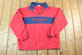Vintage 1990s Mont Tremblant Quarter Zip Souvenir Crewneck Sweatshirt