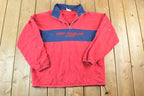 Vintage 1990s Mont Tremblant Quarter Zip Souvenir Crewneck Sweatshirt