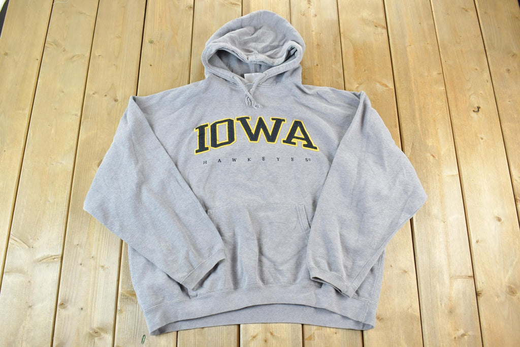 Vintage 1990s Iowa Hawkeyes University Hoodie
